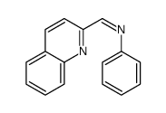 N-phenyl-1-quinolin-2-ylmethanimine Structure