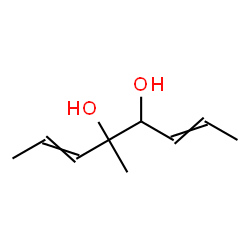 4-Methyl-2,6-octadiene-4,5-diol结构式