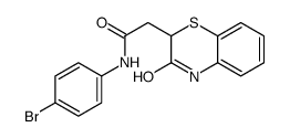 N-(4-bromophenyl)-2-(3-oxo-4H-1,4-benzothiazin-2-yl)acetamide结构式