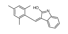 (3E)-3-(Mesitylmethylene)-1,3-dihydro-2H-indol-2-one结构式