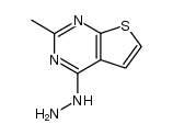 4-hydrazino-2-methyl-thieno[2,3-d]pyrimidine Structure