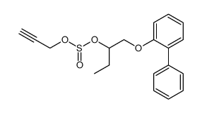 propargyl 1-(o-phenylphenoxy)-2-butyl-sulfite结构式