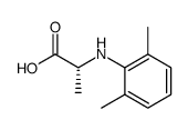 (R)-N-(2,6-dimethylphenyl)alanine Structure