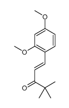 1-(2,4-Dimethoxyphenyl)-4,4-dimethyl-1-penten-3-one结构式
