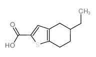 5-Ethyl-4,5,6,7-tetrahydro-1-benzothiophene-2-carboxylic acid Structure