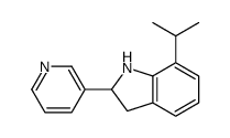 1H-Indole,2,3-dihydro-7-(1-methylethyl)-2-(3-pyridinyl)-(9CI) picture