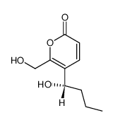 5-[(S)-1-Hydroxybutyl]-6-hydroxymethyl-2H-pyran-2-one structure