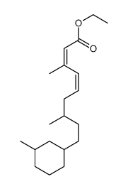 ethyl 3,7-dimethyl-9-(3-methylcyclohexyl)nona-2,4-dienoate Structure