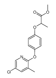 2-[4-(5-Chloro-3-methyl-pyridin-2-yloxy)-phenoxy]-propionic acid methyl ester Structure