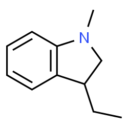 1H-Indole,3-ethyl-2,3-dihydro-1-methyl-(9CI) Structure