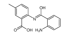 2-[(2-aminobenzoyl)amino]-5-methylbenzoic acid Structure