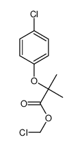 chloromethyl 2-(4-chlorophenoxy)-2-methylpropanoate Structure