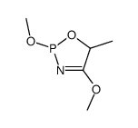 2,4-dimethoxy-5-methyl-5H-1,3,2-oxazaphosphole Structure