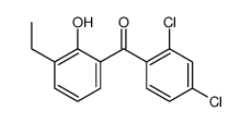 (2,4-dichlorophenyl)-(3-ethyl-2-hydroxyphenyl)methanone Structure