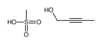 but-2-yn-1-ol,methanesulfonic acid Structure