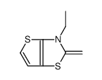 3-ethyl-2-methylidenethieno[2,3-d][1,3]thiazole结构式