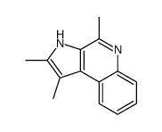 1,2,4-trimethyl-3H-pyrrolo[2,3-c]quinoline结构式