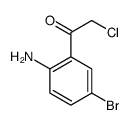 1-(2-amino-5-bromophenyl)-2-chloroethanone结构式