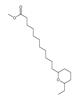 methyl 11-(6-ethyloxan-2-yl)undecanoate结构式