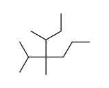 3,4-dimethyl-4-propan-2-ylheptane Structure