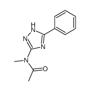 N-methyl-N-(5-phenyl-1H-1,2,4-triazol-3-yl)acetamide Structure