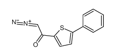 2-diazonio-1-(5-phenylthiophen-2-yl)ethenolate结构式