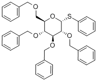 .alpha.-D-Glucopyranoside, phenyl 2,3,4,6-tetrakis-O-(phenylmethyl)-1-thio-结构式