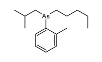 (2-methylphenyl)-(2-methylpropyl)-pentylarsane Structure