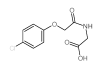 Glycine,N-[(4-chlorophenoxy)acetyl]- (9CI)结构式