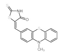 5-[(10-methylphenothiazin-3-yl)methylidene]-2-sulfanylidene-thiazolidin-4-one picture
