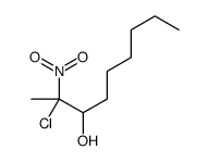 2-Chloro-2-nitro-3-nonanol Structure