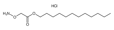 DODECYL 2-AMINOOXYACETATE HCL Structure