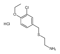 2-[(3-chloro-4-ethoxyphenyl)methylsulfanyl]ethanamine,hydrochloride Structure