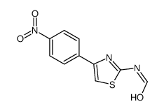 N-[4-(4-nitrophenyl)-1,3-thiazol-2-yl]formamide结构式