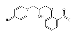 1-(4-iminopyridin-1-yl)-3-(2-nitrophenoxy)propan-2-ol Structure