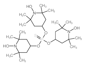 4-Piperidinol,1-hydroxy-2,2,6,6-tetramethyl-, 4,4',4''-phosphorothioate (9CI) structure