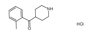 piperidin-4-yl(o-tolyl)methanone hydrochloride结构式