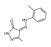 5-methyl-2H-pyrazole-3,4-dione 4-o-tolylhydrazone Structure