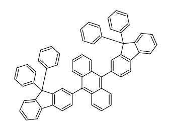 9,10-bis(9,9-diphenylfluoren-2-yl)anthracene结构式