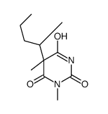 1,5-Dimethyl-5-(1-methylbutyl)-2,4,6(1H,3H,5H)-pyrimidinetrione structure
