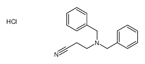 dibenzyl(2-cyanoethyl)azanium,chloride Structure