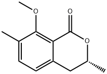 (R)-3,4-Dihydro-8-methoxy-3,7-dimethyl-1H-2-benzopyran-1-one Structure