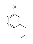 3-CHLORO-6-METHYL-5-PROPYLPYRIDAZINE structure