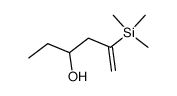 5-(trimethylsilyl)hex-5-en-3-ol结构式