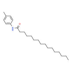 Hexadecanamide, N-(4-Methylphenyl)-结构式