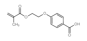 4-(2-丙烯酸氧基乙基-1-氧基)苯甲酸结构式
