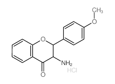 3-Amino-2-(4-methoxyphenyl)-2,3-dihydro-4H-chromen-4-one structure