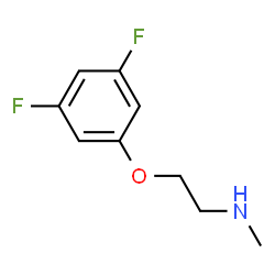 Ethanamine, 2-(3,5-difluorophenoxy)-N-methyl- (9CI)结构式