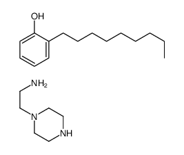 2-nonylphenol,2-piperazin-1-ylethanamine Structure