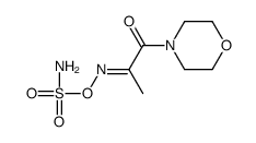 [(1-morpholin-4-yl-1-oxopropan-2-ylidene)amino] sulfamate Structure